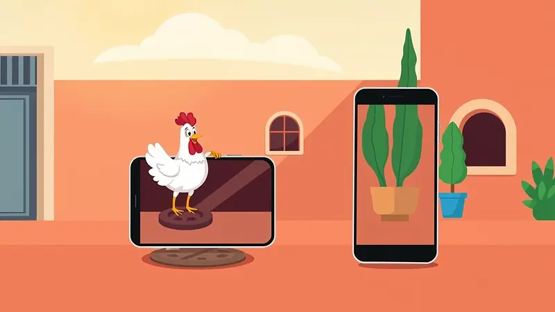 Chicken Road 2 da smartphone in Italia: due telefoni con la stessa strada di gioco, uno verticale e uno orizzontale
